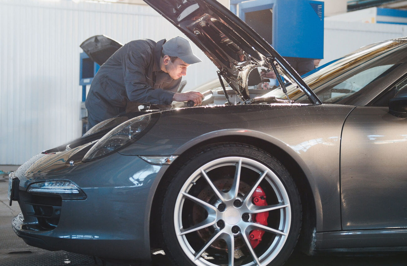 Standortbestimmung und Zählung des Anlagevermögens von einem Schulungs-zentrum für die Automobilindustrie